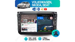 Штатная автомагнитола на Volkswagen, Skoda, Seat (Android)